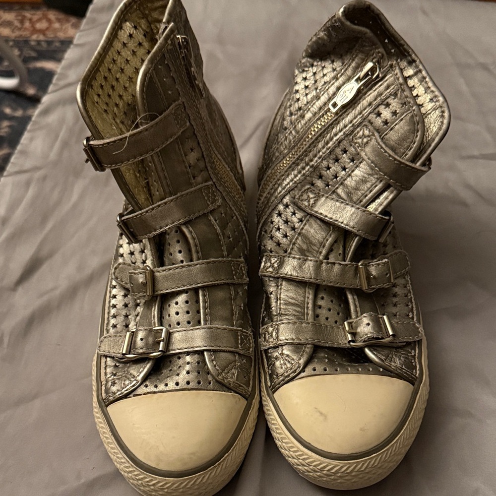 Ash Women's Metallic High-Top Sneakers